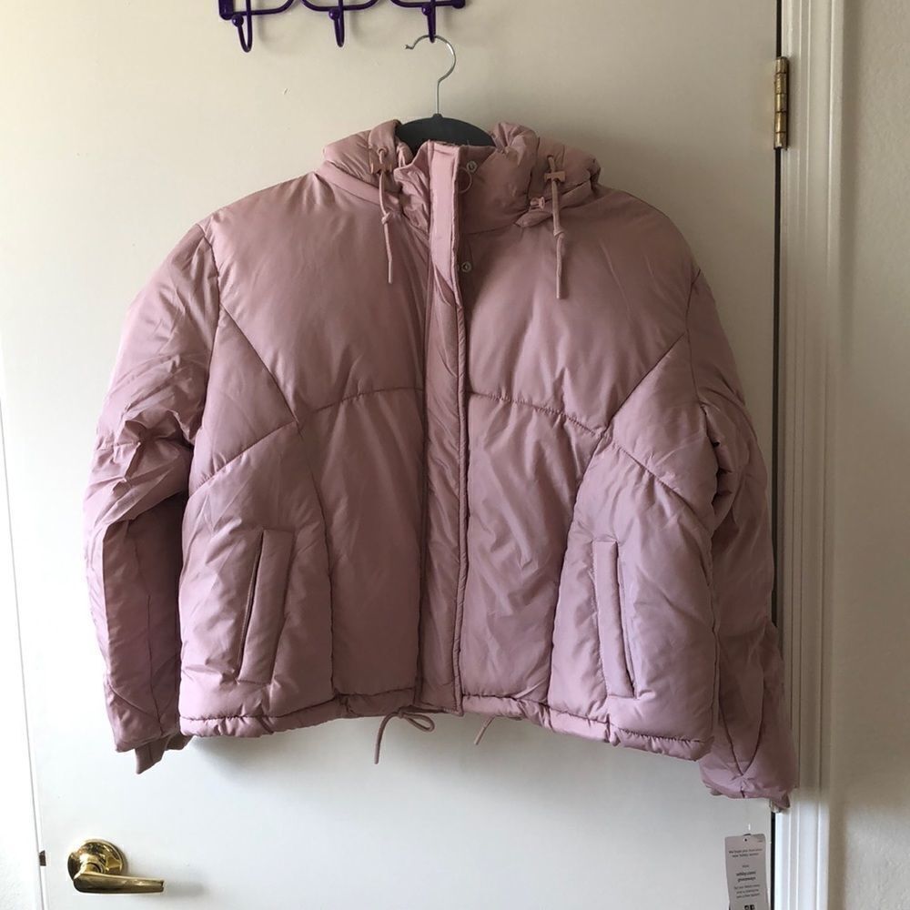 Sebby Puffer Jacket Size XL Blush NWT